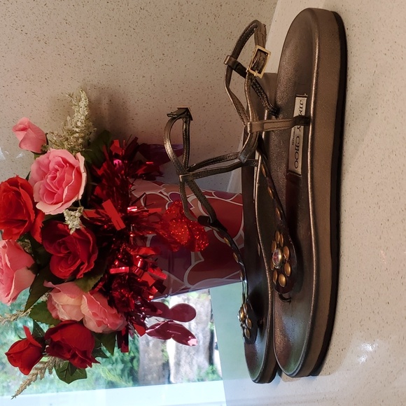 JIMMY CHOO studded sandals (sz 39.5-US 9) - Picture 4 of 8